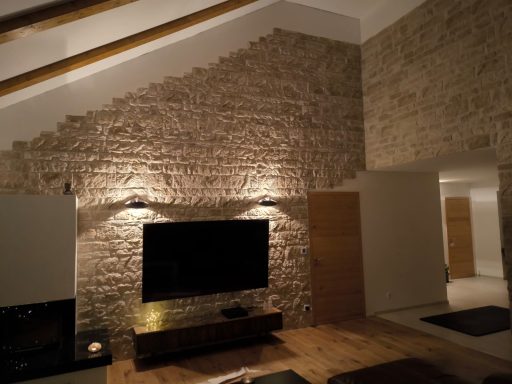 Wohnzimmer bei Abend